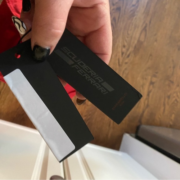 NWT Scuderia Ferrari Infant Adjustable Infant Red Chino Shorts- SZ 3-6 Months - Picture 15 of 16